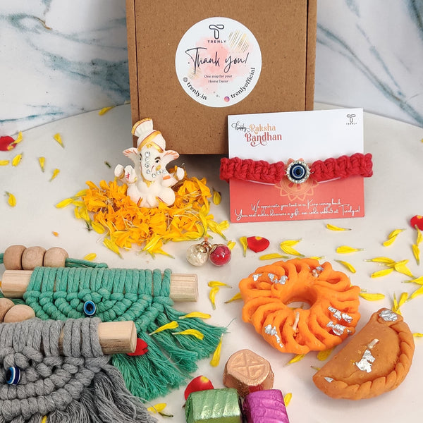 🎁 Rakhi Surprise Hamper – 3 Guaranteed Handcrafted Gifts!